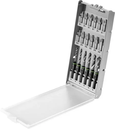 Festool Bohrer-Bit-Set BKS SYS3 D3-8 K CE/W, 18-teilig