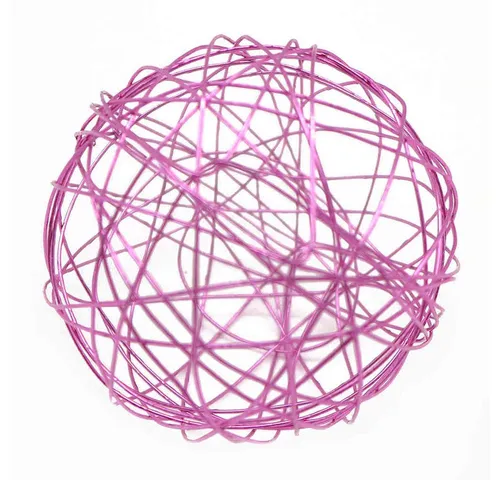 Gasper Dekokugel DRAHT-BÄLLE 40mm, 4cm/8 Stück in Klarsichtbox