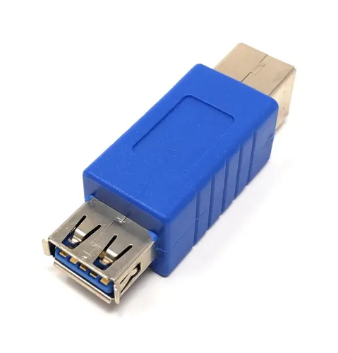 System-S USB A 3.0 Buchse auf USB Typ B Stecker Converter