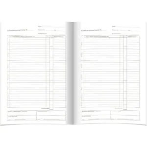 RNK-Verlag Ausbildungsnachweis 5080 - Formularbuch für tägliche Eintragungen, ideal zur Dokumentation von Ausbildungsinhalten und rechtssicherem Nachweis.