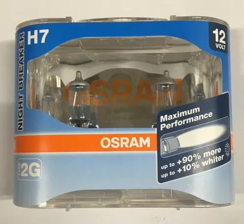OSRAM Night Breaker Autolampen H7 Duo Pack, 55W, 12V, PX26d
