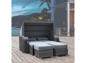 Home Deluxe Strandkorb HOLBY von Home Deluxe