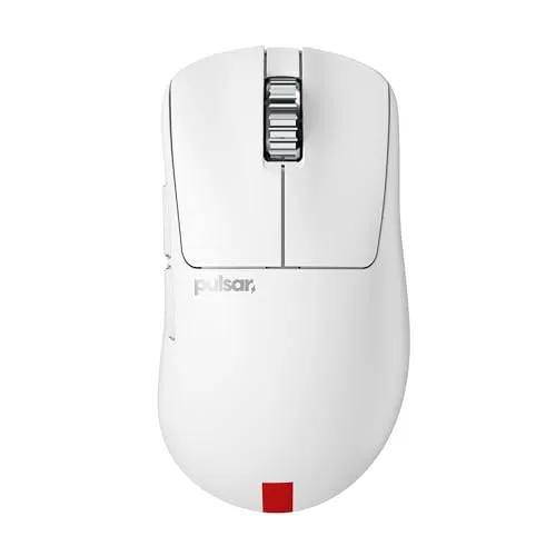 Produktbild Pulsar Gaming Gears Xlite V3 ES kabellose Gaming-Maus, limitierte Auflage, ergonomisch, optischer Schalter, OLED-Display, treiberlos, PAW3395-Sensor, 100-Stunden-Akku, 4K-Dongle im Lieferumfang