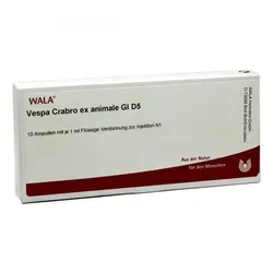 Vespa Crabro Ex Ani Gl D 5 10 ML - Homöopathisches Arzneimittel zur Injektion, unterstützt die anthroposophische Therapie. Ideal für Patienten mit spezifischen Bedürfnissen und ohne bekannte Nebenwirkungen.