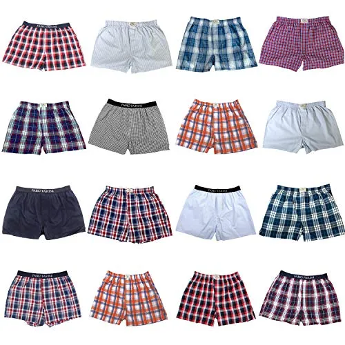 Fabio Farini Herren Boxershorts 8er Pack - Herren-Boxershorts aus hochwertiger Baumwolle, bequem und luftig. Erhältlich in verschiedenen Designs und Größen, ideal für jeden Geschmack.