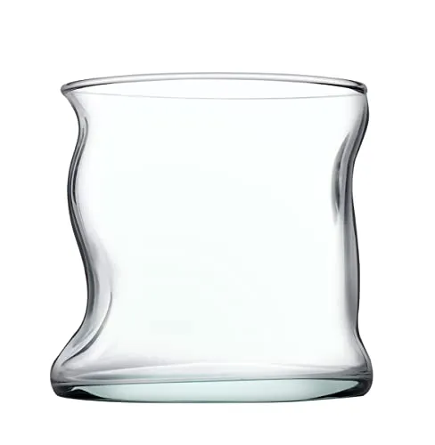 4er Set Wasserglas 340 ml, Serie Aware / Amorf (Recycled) in weiß von Pasabahçe