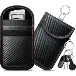 Keyless Go RFID Blocker Schutzhülle für Autoschlüssel – 2er Set