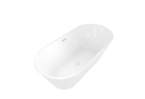 AcquaVapore Freistehende Badewanne F01 170x80cm - Elegante freistehende Badewanne in Weiß, mit Überlaufschutz und Abflussgarnitur. Ideal für entspannende Momente. Lieferung inklusive Aufbauanleitung und Montagematerial.
