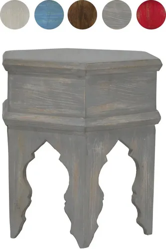 Marrakesch Orient & Mediterran Interior Beistelltisch Inam Grau