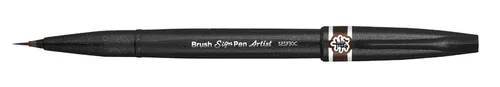 PentelArts Pinselstift Sign Pen Artist braun
