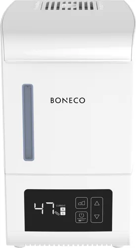 BONECO Luftbefeuchter Verdampfer S250 - Hygienische Luftbefeuchtung - Luftbefeuchter für Familien, bietet hygienische und sichere Befeuchtung mit handwarmem Dampf. Ideal für ein gesundes Raumklima und einfache Reinigung.