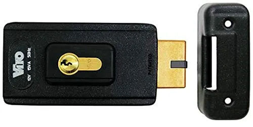 Produktbild 1.7918.H.469 Viro V06 Elektroschloss mit Schließkasten für die Horizontalmontage Anthrazit metallic lackiert