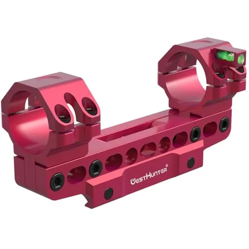 WestHunter 0-100 MOA Adjustable Cantilever Picatinny Scope Mount 30mm | Magenta