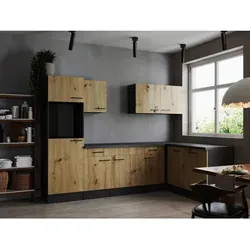 Respekta Eckküche Oliver – Eiche Artisan in grau von Respekta