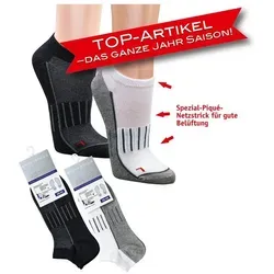 Socks 4 Fun Sportsocken Sneaker Sport Socks Wandersocken 3er Bündel (3-Paar, 3 Paar) weiß 35-38