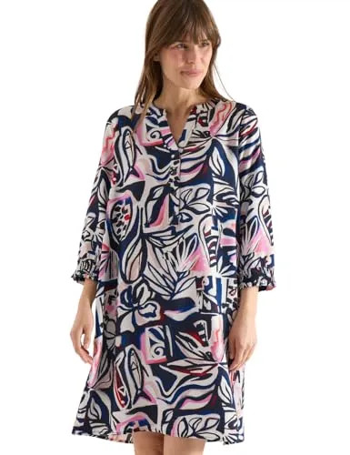 Cecil Damen Knielanges Kleid mit grafischem Muster von CECIL