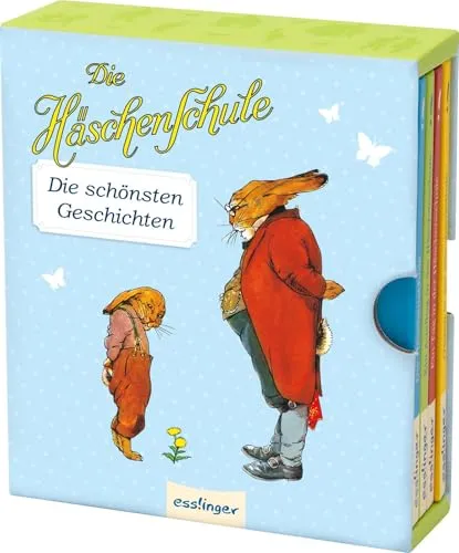 Die Häschenschule: Mini-Schuber: Die schönsten Geschichten | 4 kleine Bücher in edler Sammlerbox