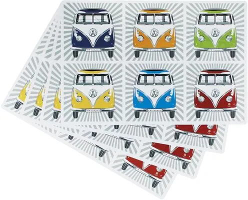 VW Collection VW T1 Bus Platzset, 4er Set