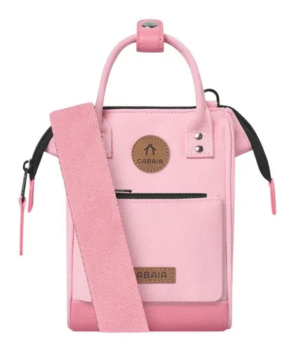 CABAIA Umhängetasche Denim Nano Bag (Set, 2-tlg) - Stylische Umhängetasche im Denim-Look mit 12 Befestigungsmöglichkeiten für Utensilientaschen, ideal für unterwegs und perfekt für jeden Anlass.