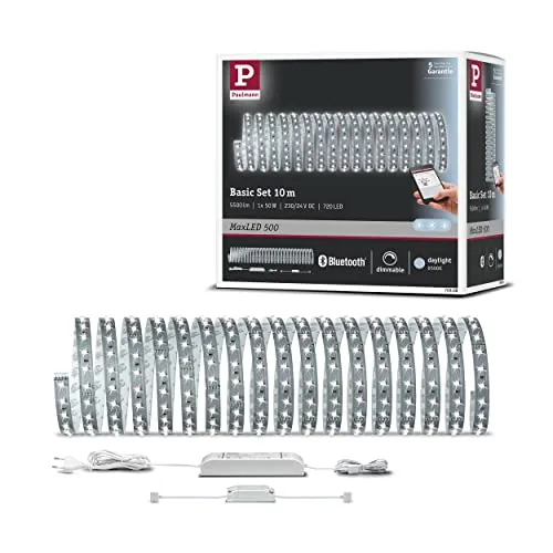 Paulmann 709.08 SmartHome MaxLED 500 Basisset 10m 48,5W in silber von Paulmann