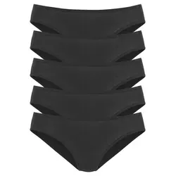 Jazz-Pants Slips VIVANCE, Damen, Gr. 32/34, schwarz, Single Jersey, Obermaterial: 95% Baumwolle, 5% Elasthan, unifarben, bequem, Unterhosen, aus elastischer Baumwoll-Qualität