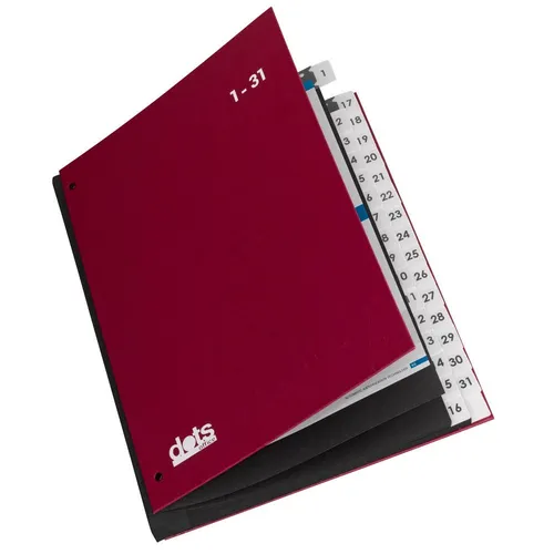 dots Pultordner 1-31 rot, 1 St.