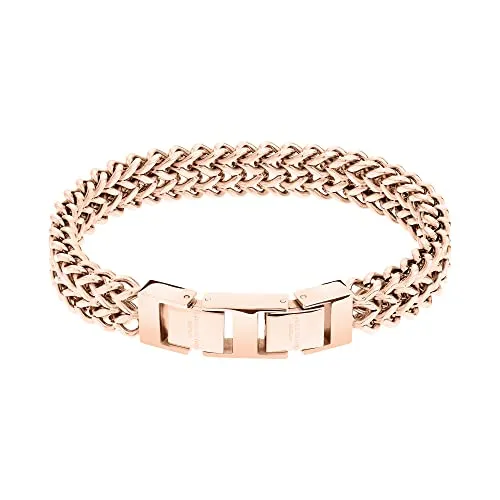 Liebeskind Berlin Armband LJ-1002-B-21 IP Roségold - Schickes Damenarmband aus Edelstahl in IP Roségold, mit geflochtener Struktur für einen glamourösen Look. Perfekt kombinierbar und ein ideales Geschenk für jeden Anlass.