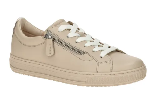 Gabor 86.518.65 Schnürschuh Beige 36 EU (3,5 UK) - Sportlicher Schnürschuh in Beige aus hochwertigem Leder. Ideal für den Alltag, bietet er Komfort und Stil mit einem praktischen Reißverschluss.