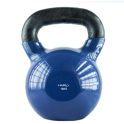 KNV16 BLUE KETTLEBELL – Robuste Vinylbeschichtung - Kettlebell mit robuster Vinylbeschichtung für einen sicheren Griff. Ideal für das Krafttraining und vielseitige Übungen. Perfekt für Fitnessbegeisterte.