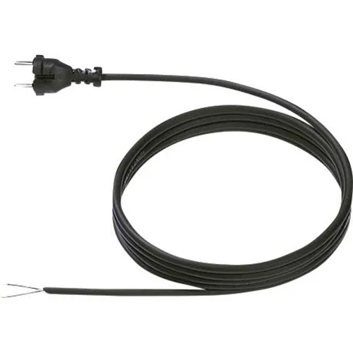 Bachmann 246186 Strom Anschlusskabel  Schwarz 5.00 m