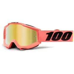 100% Accuri Extra Rogen Motocross Brille, gelb für Männer - Sportbrille mit dreilagigem, schweißabsorbierendem Schaum und flexiblem Urethanrahmen für optimalen Komfort und perfekte Passform beim Motocross.