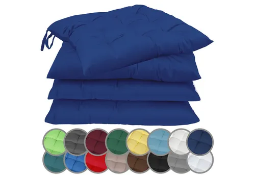NatureMark Sitzkissen 4er-Set in blau von NatureMark