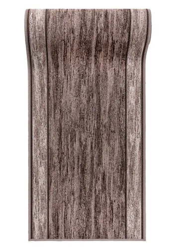Mazovia Läufer Läufer Teppichläufer Brücke - Vorzimmer Küche - Grau, 67 x 100 cm, Kurzflor, Rutschfest, Meterware, Verschiedene Größen