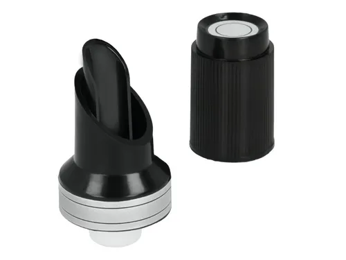 WEINAUSGIESSER Metaltex® + Verschluss 257270 ANTI-TROPF Flaschen Ausgiesser