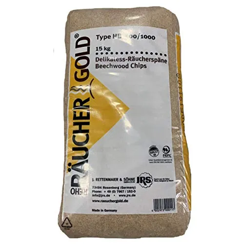 RÄUCHERGOLD® 15kg Buchenholz Räuchermehl HB 500-1000 von Räuchergold