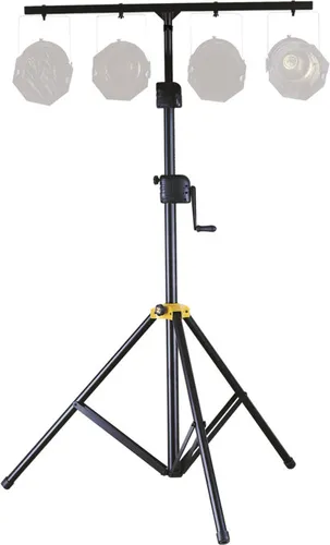 Hercules LS-700B Lichtstativ mit Handkurbel - Robustes Lichtstativ für professionelle Anwendungen, höhenverstellbar von 164 bis 350 cm und max. Belastung von 45 kg. Ideal für Fotostudios und Events.
