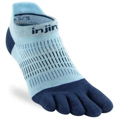 Injinji - Women's Run Lightweight No-Show - Laufsocken Unisex M/L | EU 40,5-44,5 blau