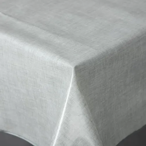 texpot Wachstuch 130 x 160 cm mit Linien abwaschbar mit Saum Polyester Gartentischdecke