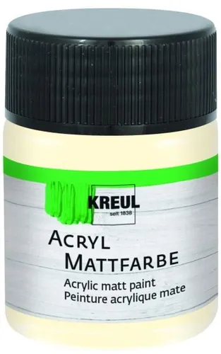 Kreul Acryl Mattfarbe elfenbein 50 ml  Künstlerfarben