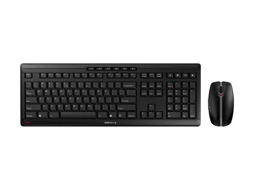 CHERRY STREAM DESKTOP RECHARGE Kabelloses Tastatur-Maus-Set - Tastaturen: Flüsterleise, wiederaufladbar und ideal für Vielschreiber. Mit 2,4 GHz Funkverbindung und AES-128 Verschlüsselung für maximale Sicherheit.
