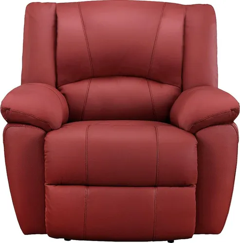 Produktbild Vente-Unique Relaxsessel Rot aus Leder, 1-Sitzer, 102x97x99 cm