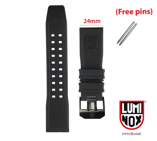 Original Luminox Band (24mm) 3508 3503 3597 3583 3581 3501 Schwarz Dornschließe