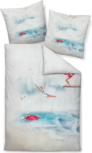 Janine Bettwäsche Blau von Original Janine