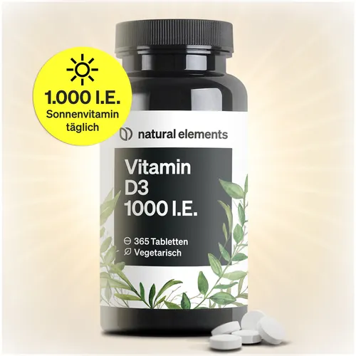 Vitamin D3 1000 I.E. Tabletten