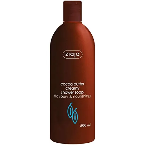 Ziaja Cocoa Butter cremige Duschseife 500 ml - Körperbutter, verwöhnt die Haut mit intensiver Feuchtigkeit und einem zarten Kakaoduft für ein luxuriöses Duscherlebnis.