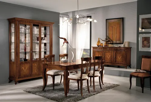 Eleganter Esstisch aus Holz-Imitat für Ihr Esszimmer - Rechteckiger Esstisch in Braun, 160 x 95 x 79 cm, stilvolles Design im Art déco-Stil, ideal für gemütliche Essabende. Kein Montageaufwand erforderlich.