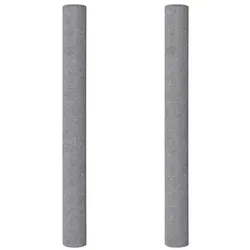 vidaXL Rutschfeste Malervliese 2 Stk. 5 m 220 g/m² Grau - Planen & Abdeckfolien: Strapazierfähige, rutschfeste Staubschutzmatten für effektiven Bodenschutz beim Streichen und Renovieren, ideal für Fliesen, Teppich und Parkett.