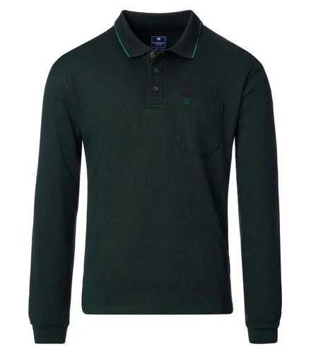 Redmond Herren Polo-Shirt Langarm - Größe 4XL in Grün - Stylisches Herren Poloshirt in Grün von Redmond, Größe 4XL. Aus hochwertigem Jersey-Material für optimalen Tragekomfort. Ideal für Freizeit und Business.