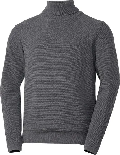 Otto Kern Rollkragenpullover mit edler Reiskornstruktur in Grau XXXL - Klassischer Rollkragenpullover aus 100% Baumwolle mit einzigartiger Reiskornstruktur. Pflegeleicht und hautsympathisch, ideal für lässige Outfits. Größe XXXL, Regular Fit.
