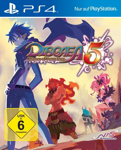 Disgaea 5 Alliance of Vengeance Launch Edition PS4 - Rollenspiel für PS4, mit fesselnder Story und strategischen Kämpfen, ideal für Fans von Taktikspielen.
